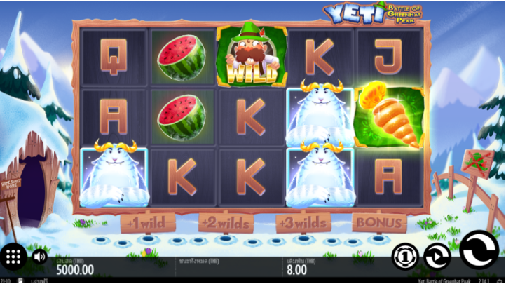 Yeti Battle of Greenhat Peak Online Slot Game - Live Casino House